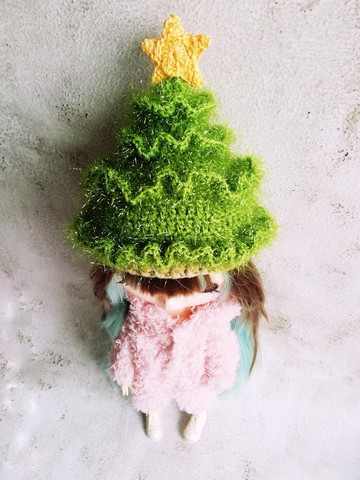 分享 Blythe 娃娃聖誕樹絨毛裝飾