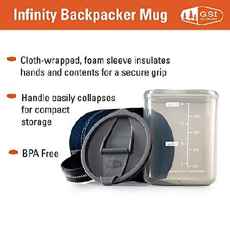 GSI Outdoors Infinity Lightweight Backpacker Mug for Camping and Backpackin