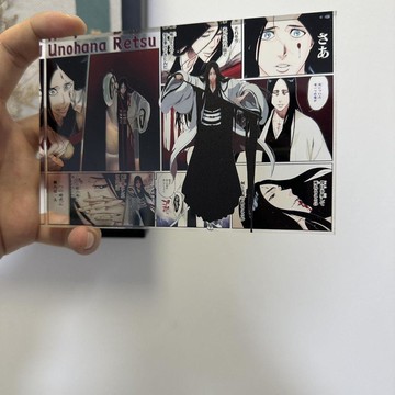 【動漫周邊✅】免運 死神卯之花烈生日磚動漫周邊二次元亞克力水晶卡磚禮物穀子手辦