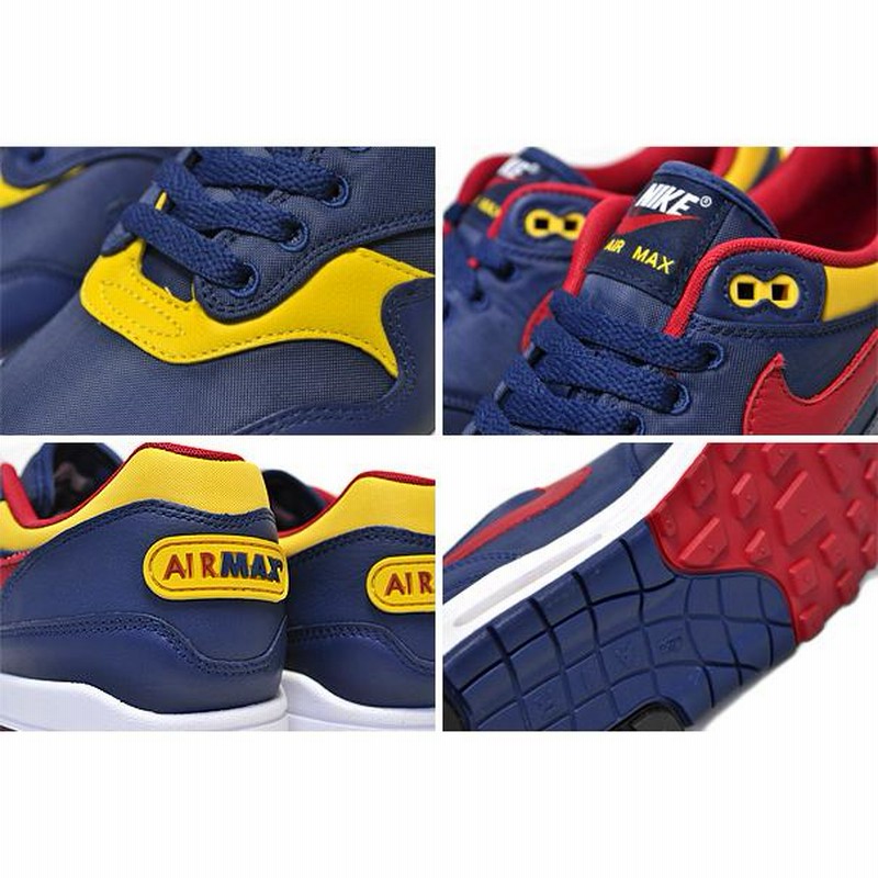 Nike air max 1 premium navy/gym red-vivid outlet sulfur