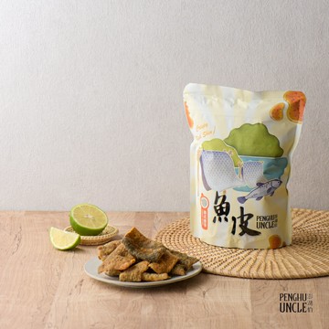 澎湖伯-風味魚皮-泰式香茅口味3包入