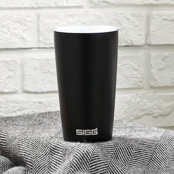 瑞士 SIGG Neso 陶瓷隔熱隨行杯 400ml (爵黑) 保溫杯 咖啡杯 陶瓷杯
