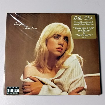 全新 CD 碧梨 Billie Eilish Happier Than Ever 專輯