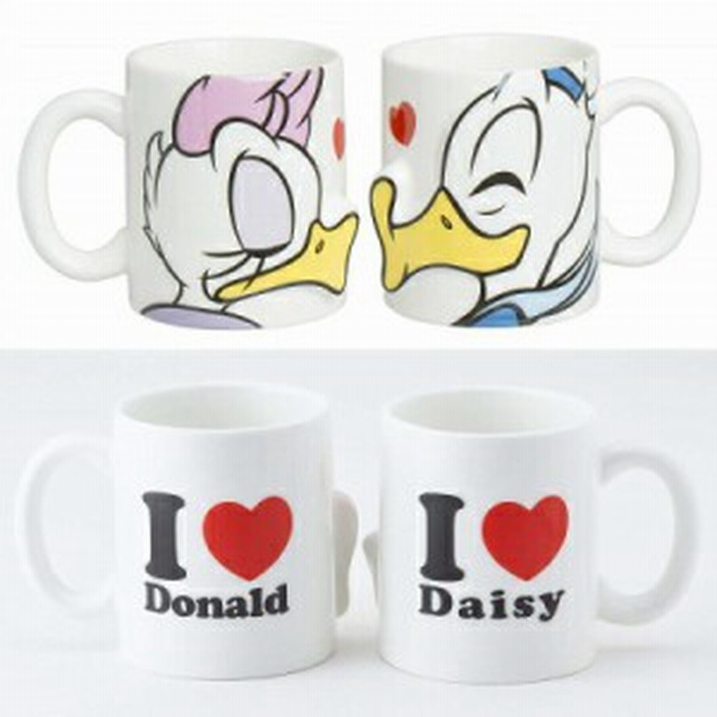 ディズニー ドナルド デイジー キス ペア マグカップ 280ml San2229 サンアート Sunart Disney おしゃれ かわいい プレゼント 母の日 通販 Lineポイント最大1 0 Get Lineショッピング