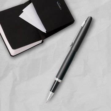 【SHEAFFER】VFM系列霧黑鋼珠筆+A6筆記本禮盒 免費刻字