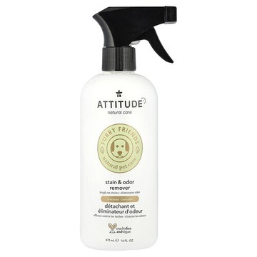 ATTITUDE, 毛茸茸朋友，天然寵物護理™，去汙淨味，薰衣花草香，16 液量盎司（473 毫升）