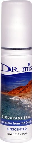 Dr. Mist Deodorant Spray Unscented 2.53 fl oz