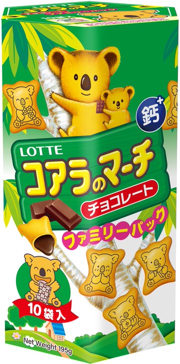 小熊餅家庭號-巧克力風味x1盒(195g/盒)