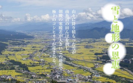 ES377 無洗米  新潟県 南魚沼産 コシヒカリ お米 30kg×計6回 精米済み 半年間 毎月発送 こしひかり（お米の美味しい炊き方ガイド付き）