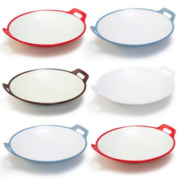 A5北歐密胺餐具仿瓷雙耳異形盤子餐廳菜盤商用餐盤創意專用刺身盤