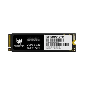ACER Predator GM9000 2TB M.2 2280 PCIe Gen5 SSD固態硬碟