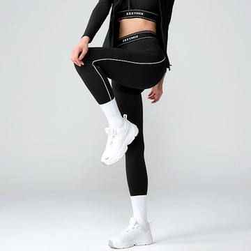 Active Fit 黑標360N柔彈美感文字腰帶緊身褲｜共5色｜XWFLG17J3