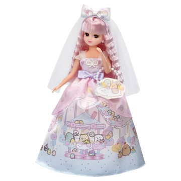 TAKARA TOMY Licca 莉卡娃娃 角落小夥伴夢幻婚禮莉卡洋娃娃 LA29878 LD-05  混和顏色  1個