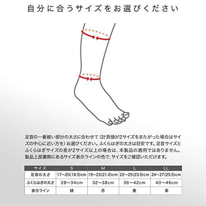 ザムスト(ZAMST) ふくらはぎ 薄型サポーター ボディメイト(BODYMATE) スポーツ全般 (両足入り) LLサイズ ブラック 380404