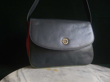 【老時光 OLD-TIME】早期少見二手古董包義大利製ROBERTA肩背包