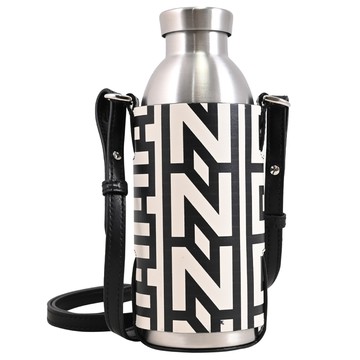 FENDI 7AL010 by Marc Jacobs 附瓶架收納袋/不銹鋼保溫瓶.黑白