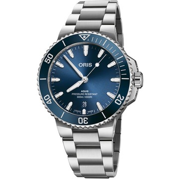 ORIS 豪利時 Aquis 時間之海300米潛水錶-41.5mm 0173377874135-0782204PEB