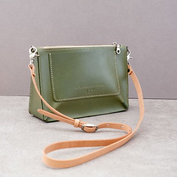 側背包 真皮 厚扁包 禮物