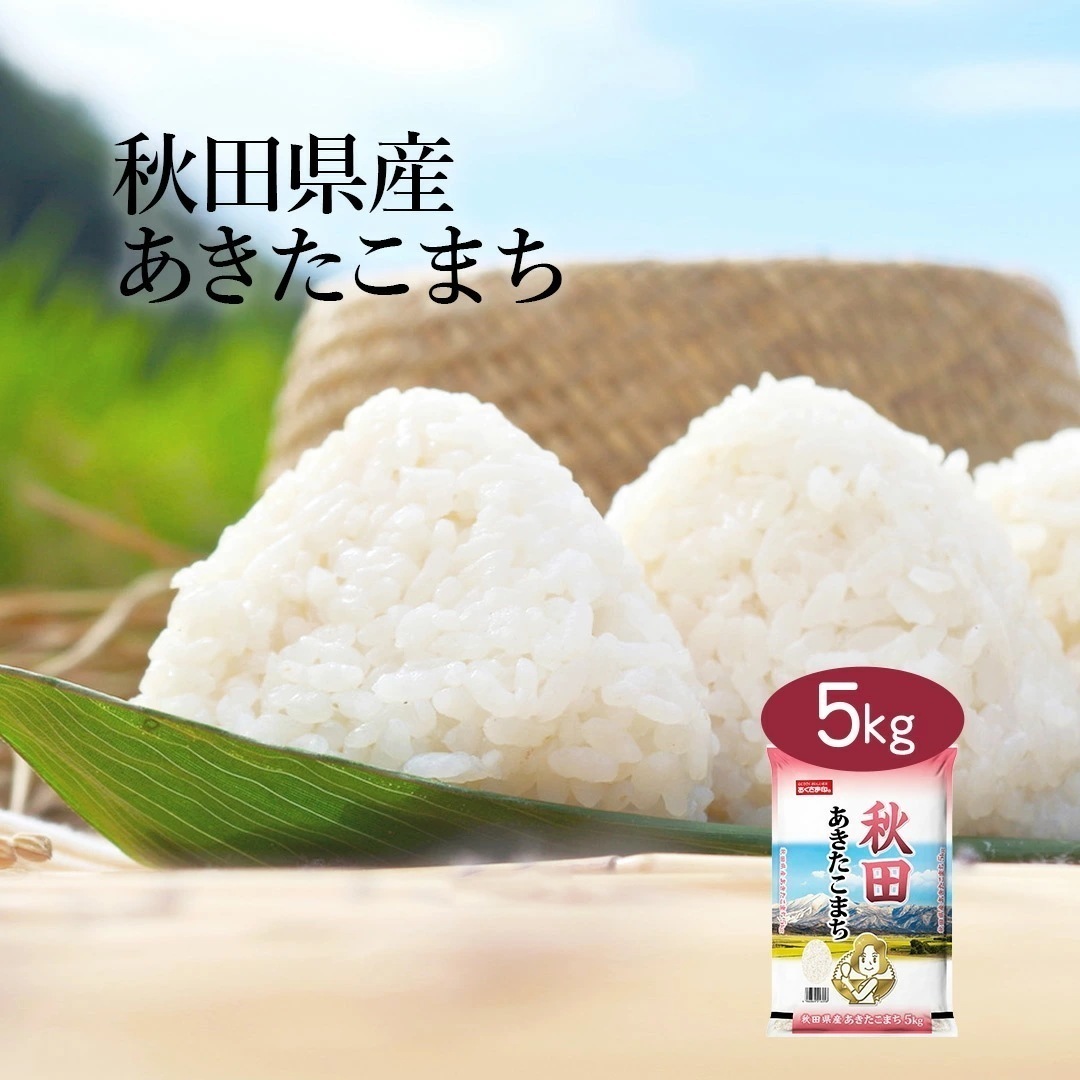 米 秋田県産 あきたこまち 5kg 令和5年産 新米 お米 こめ 5キロ 安い おこめ 白米 国産 食品 ギフト 引っ越し 挨拶 出産 内祝い お中元 お歳暮 結婚 快気 還暦 送料無料 おくさま印