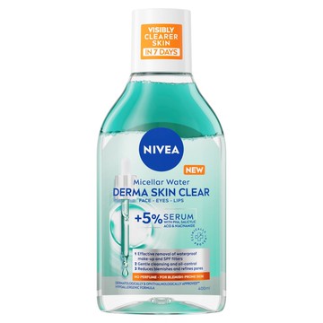 NIVEA妮維雅 5%養膚精華卸妝水-控油抗痘400ML