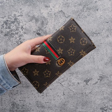 Bag House👜 新款錢包女時尚長款多卡位零錢包手拿包韓版流蘇女士三折錢包卡包