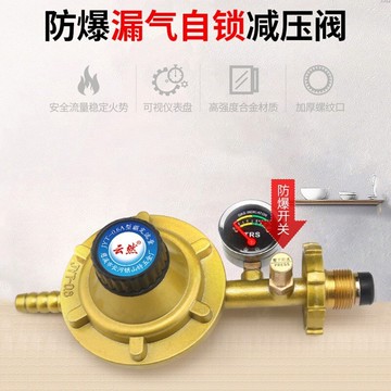 家用液化氣防爆減壓閥煤氣罐鋼瓶低壓閥安全閥門燃氣灶調壓壓力閥