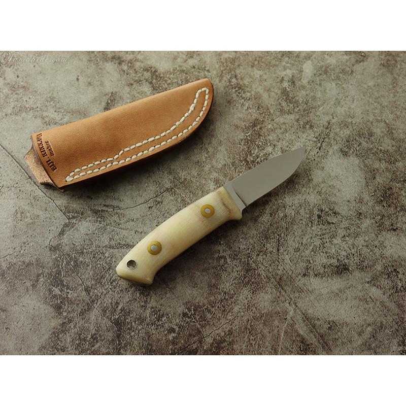 吉川 英治 作 0103 リトルベビー ユーティリティ VINNO-1 ビックホーン シースナイフ   Eiji Kikkawa  Little Baby Utility  Sheath knife