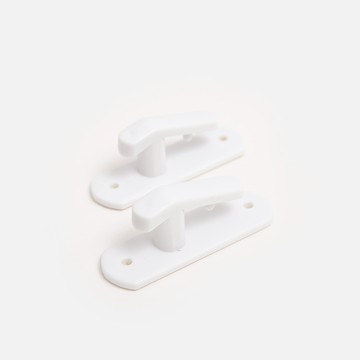 PS窗簾掛勾 白色 2入