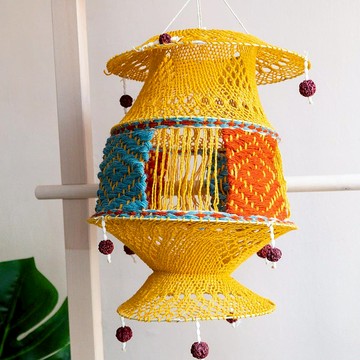 印度羊毛編織掛飾 / 吊燈 － 純真