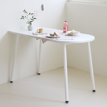 SHABATH Scardina COZY 半橢圓餐桌  4人  1200mm  白色