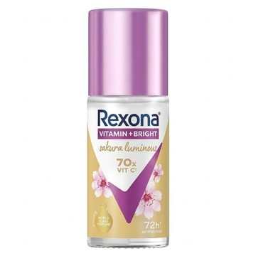 Rexona 蕊娜 台灣公司貨 蕊娜制汗爽身香體露 完美透亮櫻花  1個  45ml