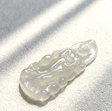 冰種翡翠觀音菩薩 | 天然緬甸玉翡翠A貨 | 送禮