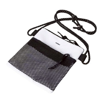 亨睿韓版斜背包-棉花白