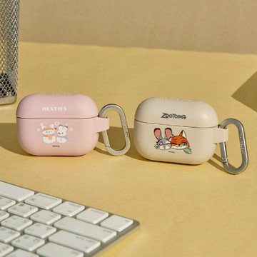 【TOYSELECT】Disney動物方城市-茱蒂與尼克的雪人強悍防摔AirPods保護套