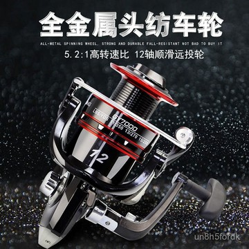 漁輪 金屬魚綫輪海釣漁輪拋竿釣輪海遠投拋漁輪磯釣輪路亞紡車輪路亞輪 FFV8