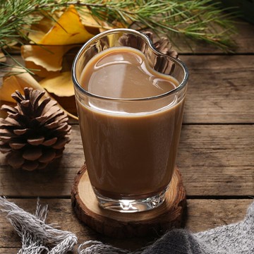 透明玻璃杯家用金邊水杯ins風杯子女杯簡約清新森系心形少女愛心