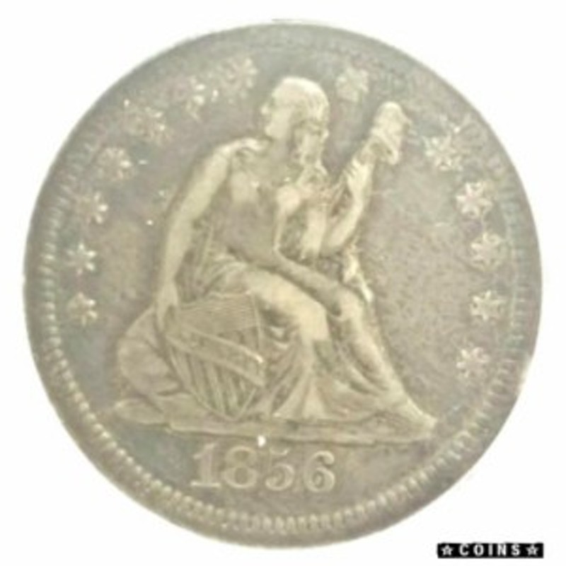 アンティークコイン Nice Circulated 1856-O Seated Liberty Quarter