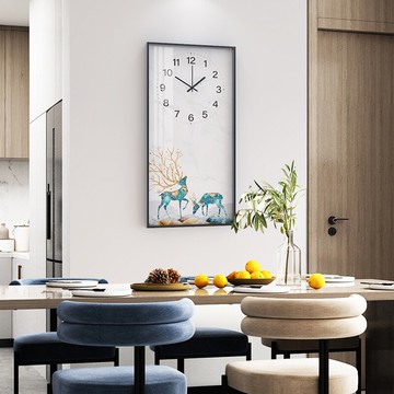 現代簡約裝飾掛鐘個性創意藝術客廳家用鐘表餐廳網紅輕奢掛墻時鐘