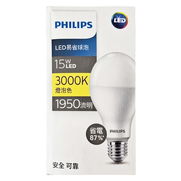 PHILIPS 飛利浦 LED 燈泡 15W G3  黃光  1個