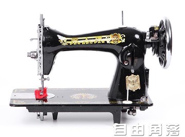 縫紉機家用老式飛人電動手提台式吃厚腳踏迷你衣車