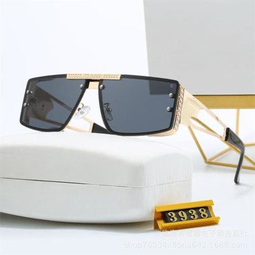 歐美外貿款太陽眼鏡時尚金屬墨鏡潮女防紫外線戶外顯瘦百搭3938