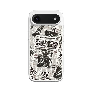 iPhone Air SolidX 白 - Stranger Things - 號外：魔神入侵