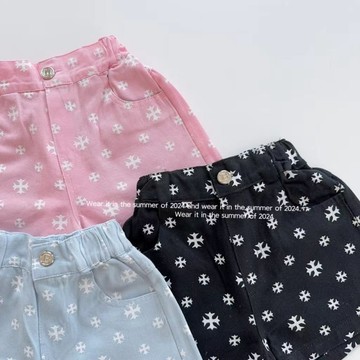 🎀biubiu童裝🎀女童短褲韓版新款夏季女寶寶洋氣中小童休閒褲子兒童夏裝熱褲