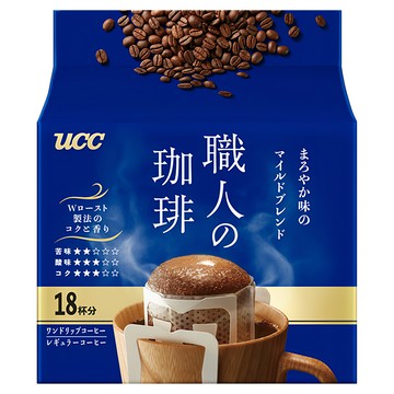 ucc 職人濾泡咖啡 溫和  7g  18包  1袋
