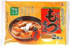 丸善 国産豚のやわらかもつ煮込 辛みそ味 400g×3袋