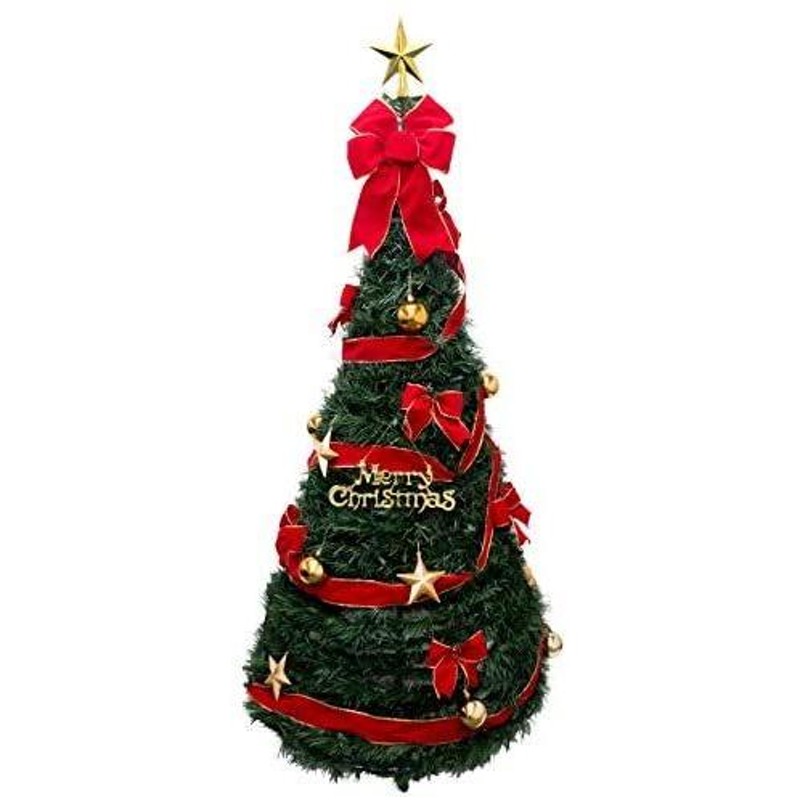 クリスマスツリー 150cm ポップアップツリー 簡単 組み立てで あっ ...