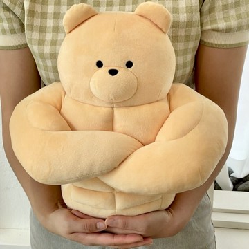 聖誕節快樂🎄【madonggom馬東熊】肌肉熊30cm娃娃 正版韓國限定 腹肌馬東錫 毛絨公仔抱枕玩偶玩具 金泰亨掛件 大隻娃娃枕頭絨毛娃娃公仔沙發擺飾 射手座生日禮物 女友禮物 百元交換禮物