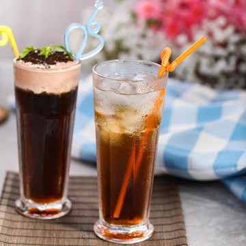 普爵玻璃八角杯加厚耐熱奶茶杯直布羅陀杯果汁杯啤酒杯飲料茶水杯