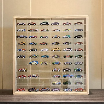 【公司貨免運】【高顏值收納】小汽車展示柜多美卡玩具模型收納架壁掛上墻風火輪合金實木亞克力 快速出貨