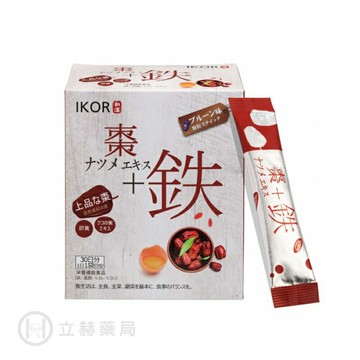 IKOR 醫珂 和漢氣巡棗鐵顆粒食品 30袋/盒  公司貨【立赫藥局】
